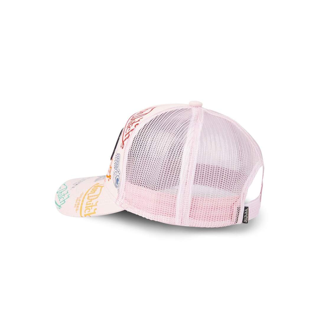 Casquette Trucker Brand Pink Vondutch-4