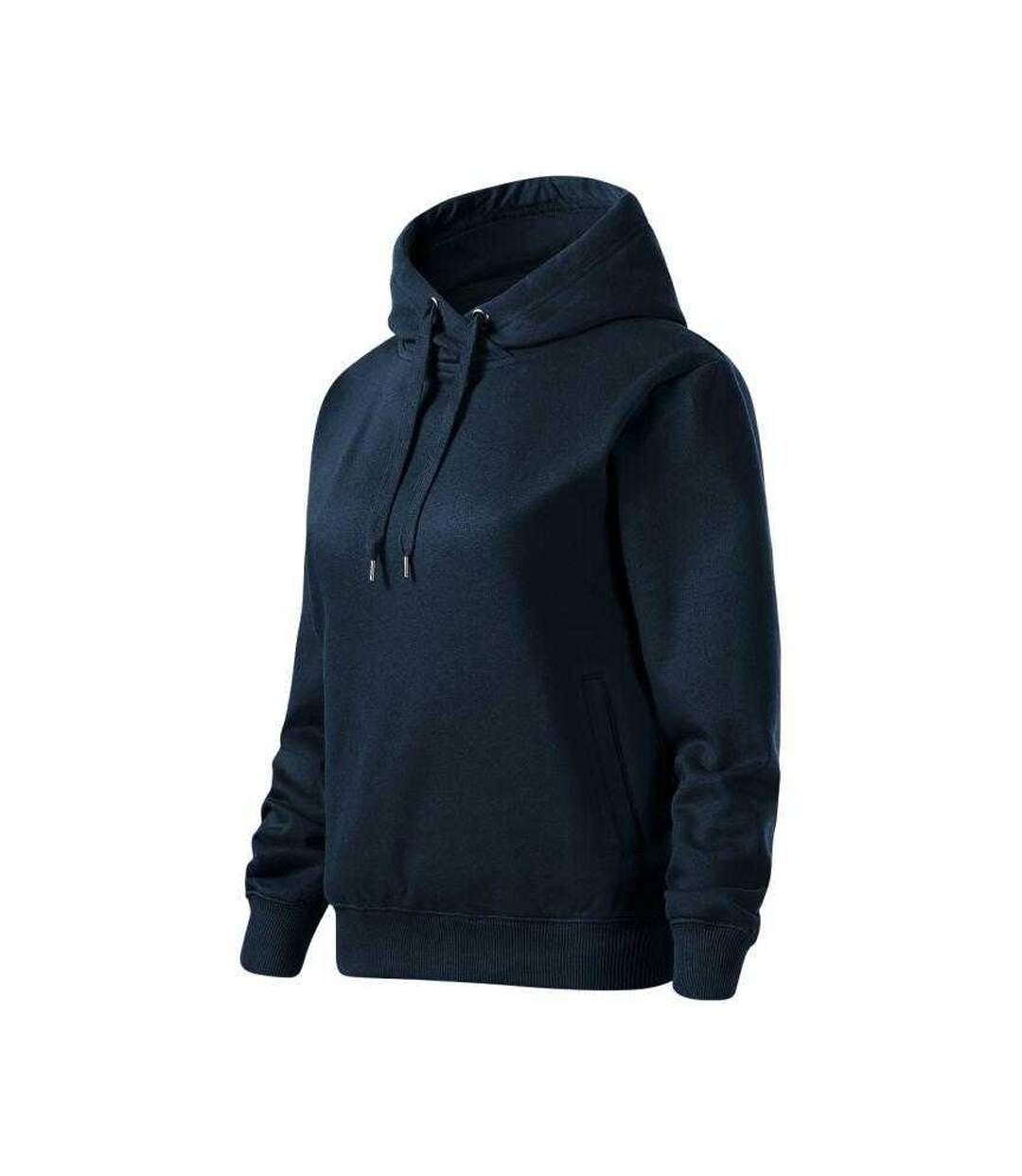 Sweat À Capuche Moon Femme Bleu Marine Malfini-3