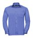 Chemise poplin manches longues repassage facile - Homme - RU934M - bleu clair corporate-2