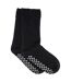 Mens Extra Wide Winter Bed Socks with Grips | Non Slip Thermal Sleep Socks-4