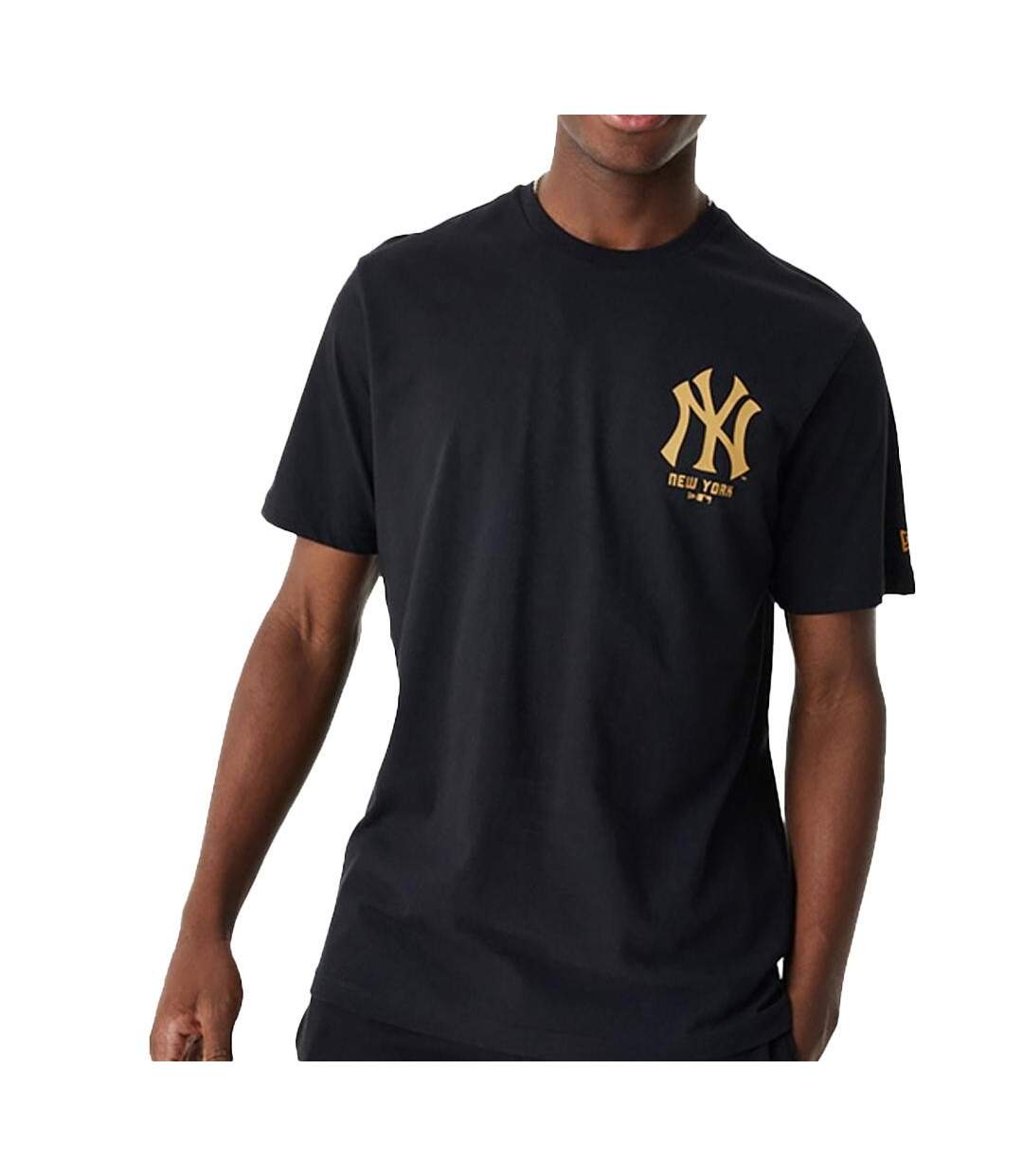 T-shirt Noir Homme New Era Team Graphic Neyyan - M