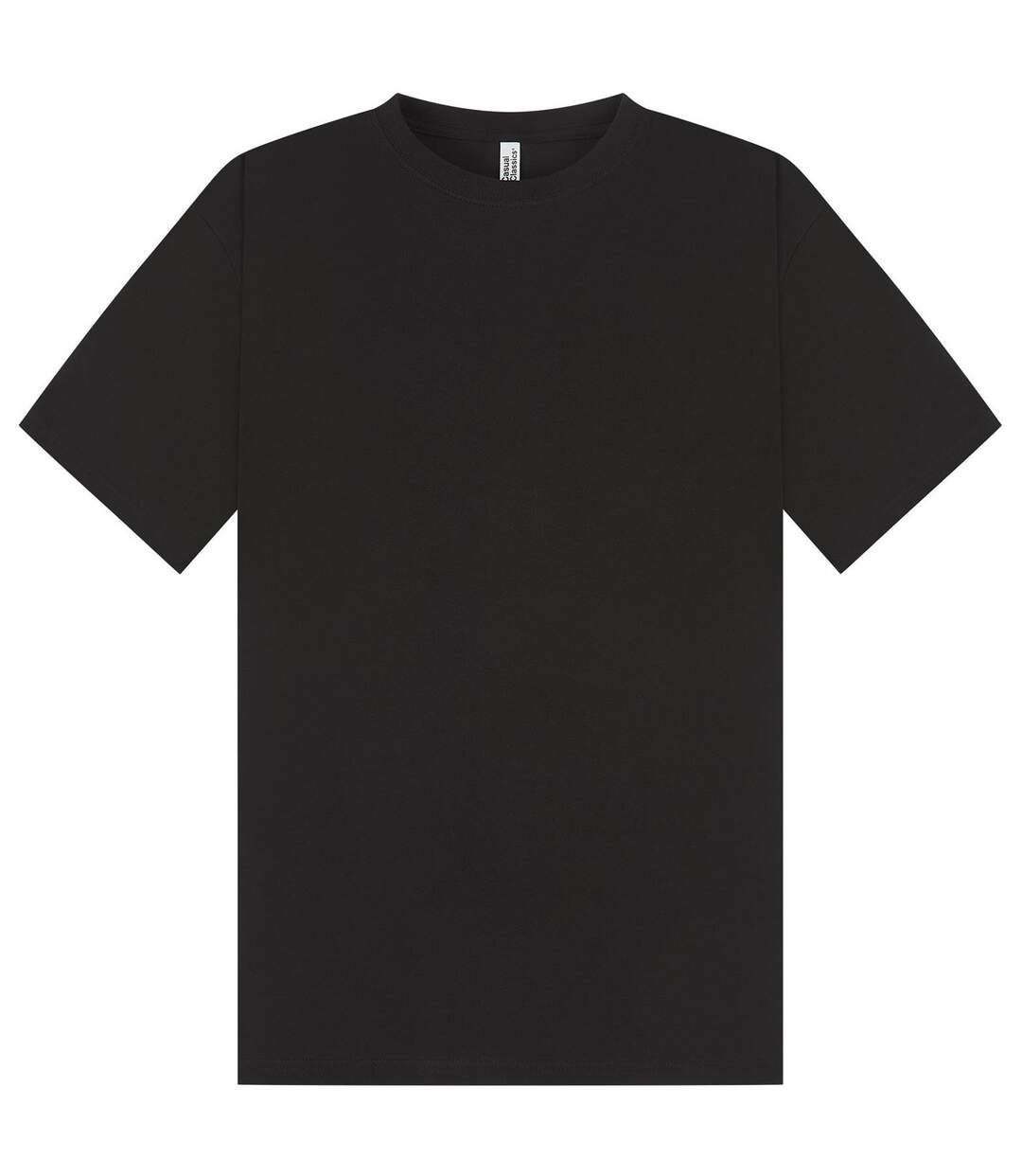 Unisex adult combed ringspun cotton tall oversized t-shirt black Casual Classics-1