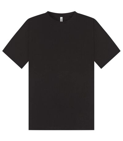 Unisex adult combed ringspun cotton tall oversized t-shirt black Casual Classics