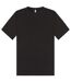 Unisex adult combed ringspun cotton tall oversized t-shirt black Casual Classics-1