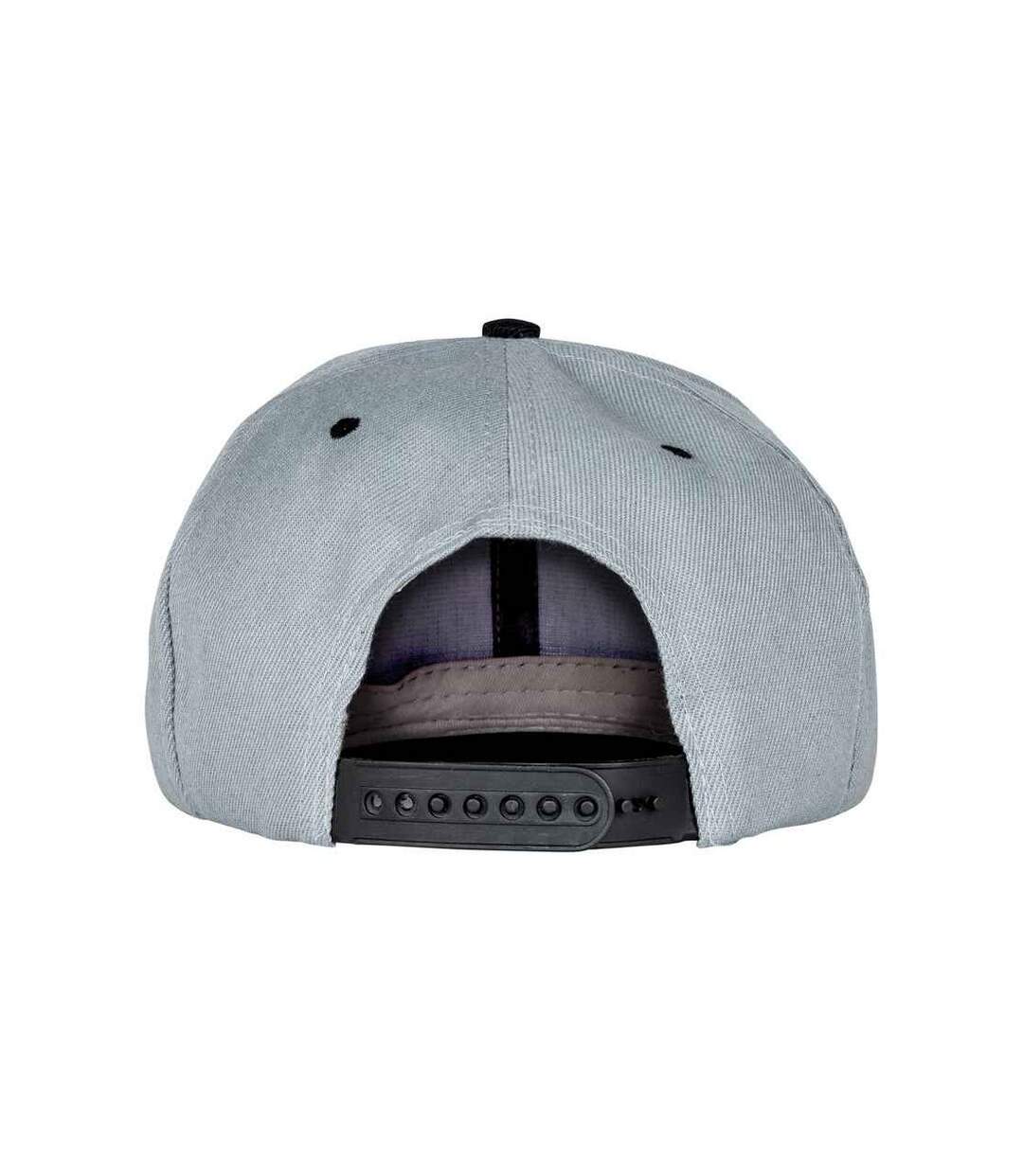 Casquette ajustable bronx adulte gris / noir Result Headwear-2