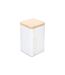 Boîte à Farine Scandi 18cm Blanc-3