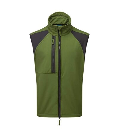 Mens Wx2 Eco 2 Layer Softshell Body Warmer Olive Green Portwest