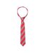 Unisex Adult Stripe Show Tie One Size Red Navy Supreme Products-1