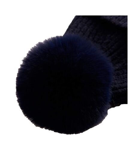 Unisex Adult Winter Bobble Hat Navy Ted Baker