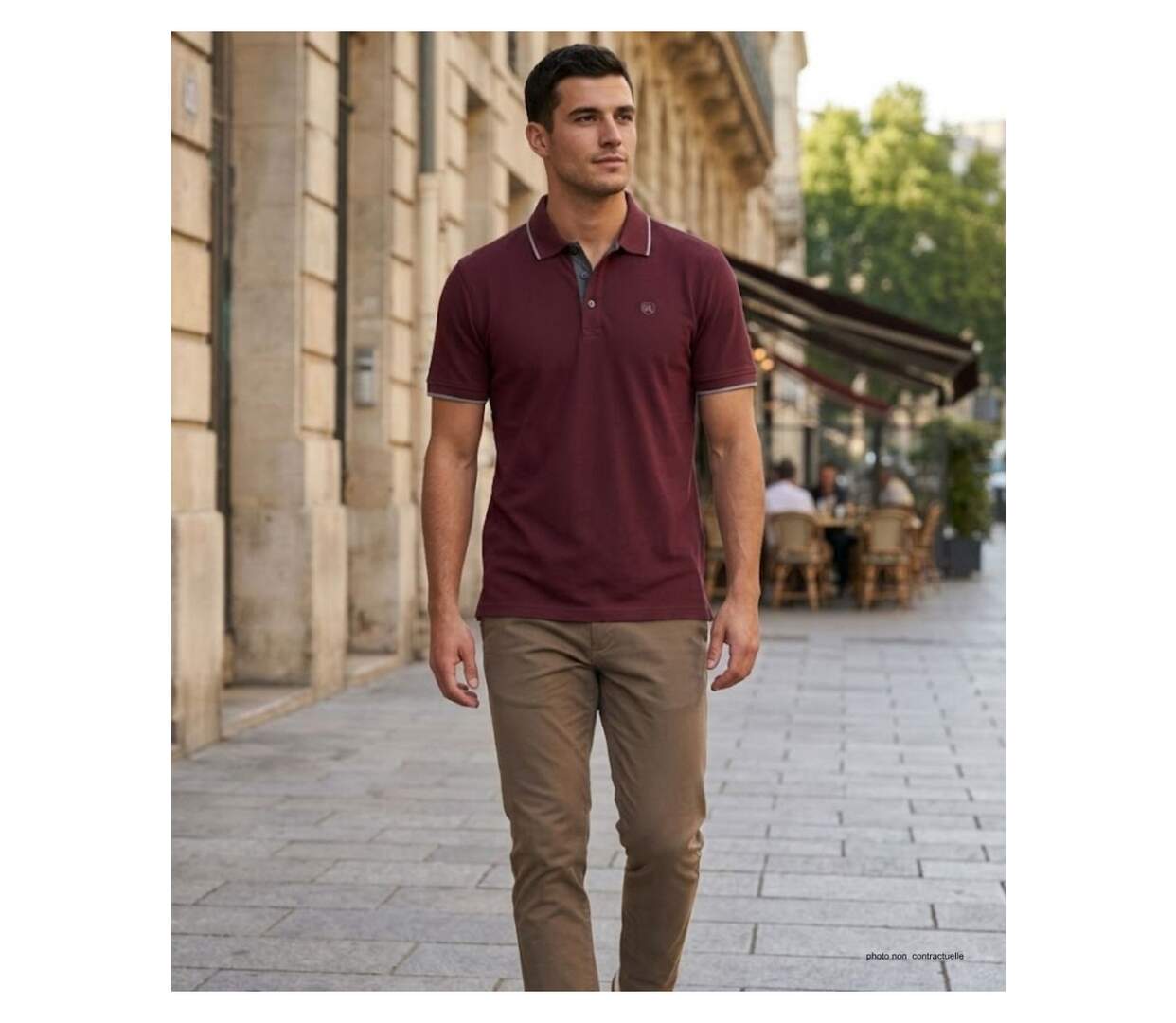 Polo en maille piquée C2101B-5