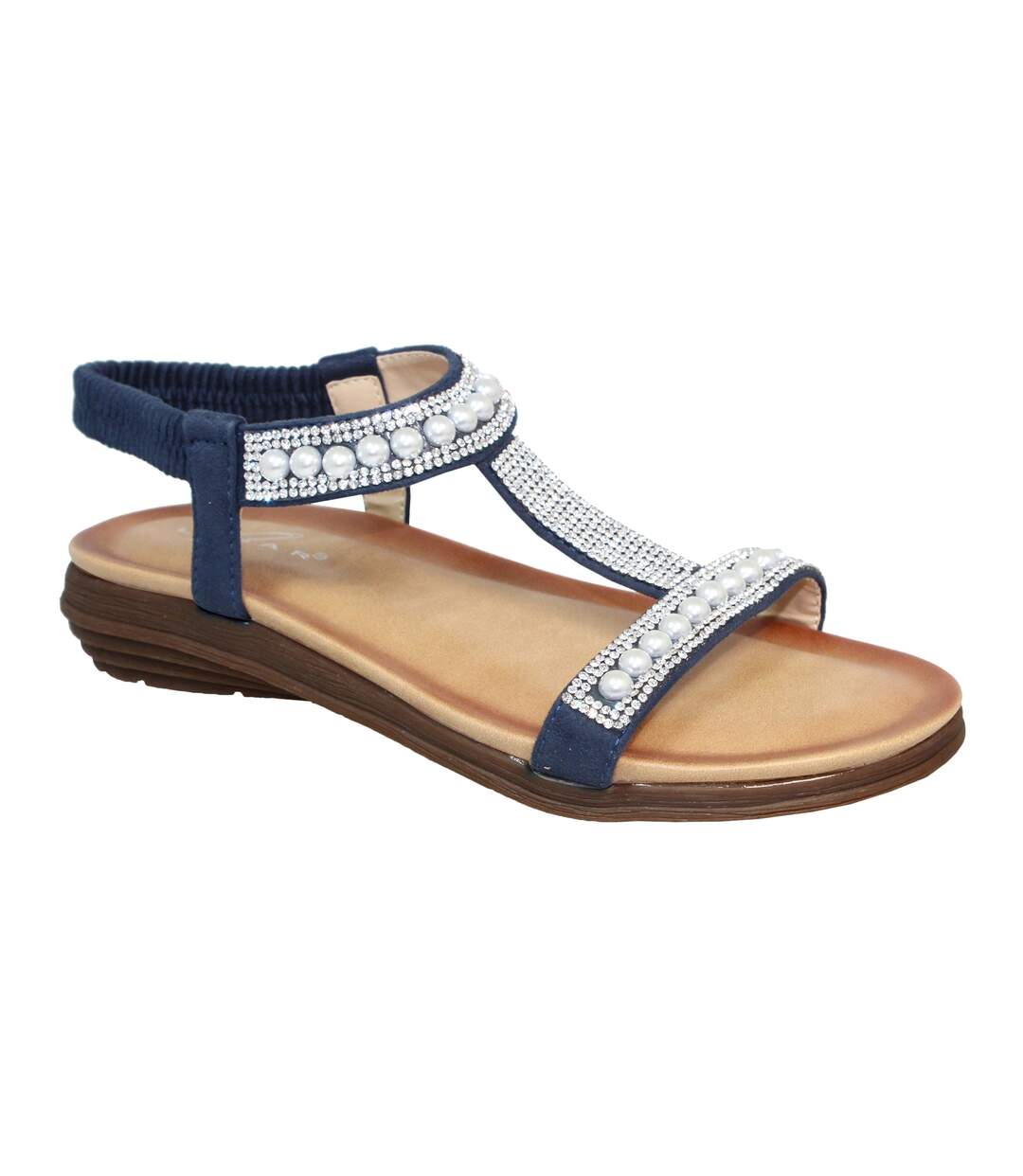 Sandales tancy femme bleu Lunar