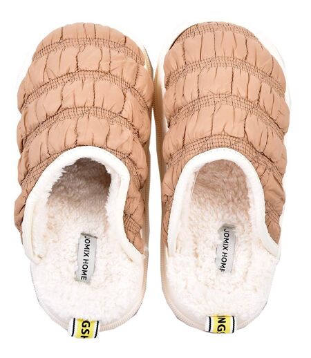 PANTOUFLE Femme Chausson COCOONING MD8587 CAMEL