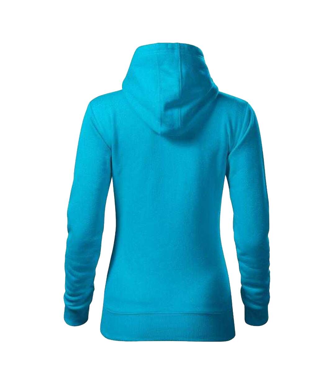 Womens/ladies Cape Hoodie Teal Malfini-2