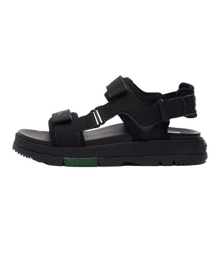 Womens/ladies suruga premium sandals black/green Lacoste