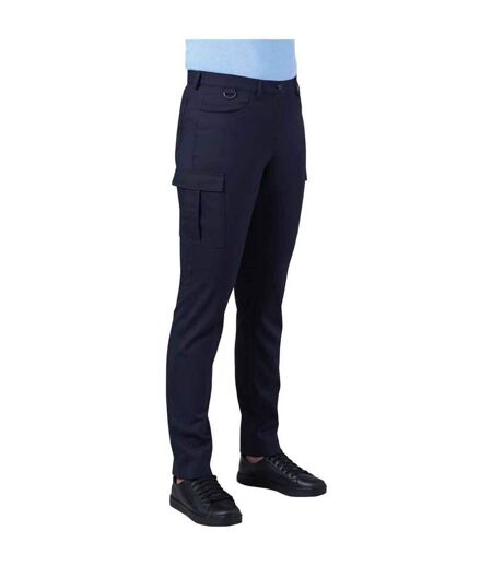 Pantalon à poches nantes femme bleu marine Brook Taverner