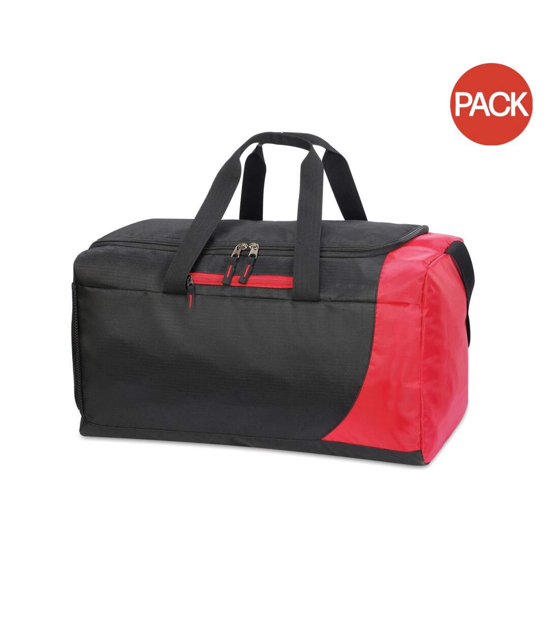 Shugon Naxos 11 Gal Carryall Bag (Pack of 2) (Black/Red) (One Size)