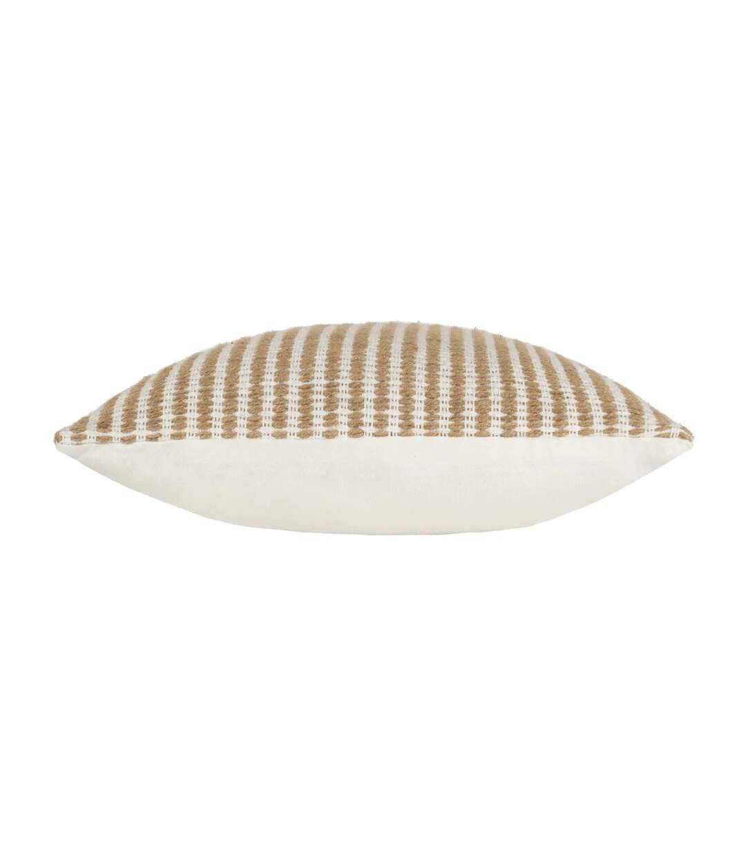 Organik woven stripe cushion cover 45cm x 45cm natural Yard-3