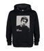 Unisex Adult Polaroid Portrait Liam Gallagher Hoodie Black Amplified-1