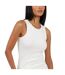 Robe Courte Sans Manches Femme Blanc Brave Soul-4
