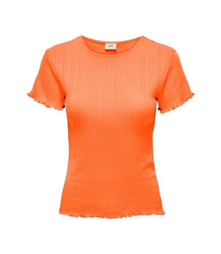T-shirt Orange Femme JDY Salsa Life