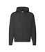 Veste À Capuche Premium Adulte Noir Fruit Of The Loom-1