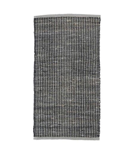 Tapis salon et chambre fait main en laine motif simple PLANA