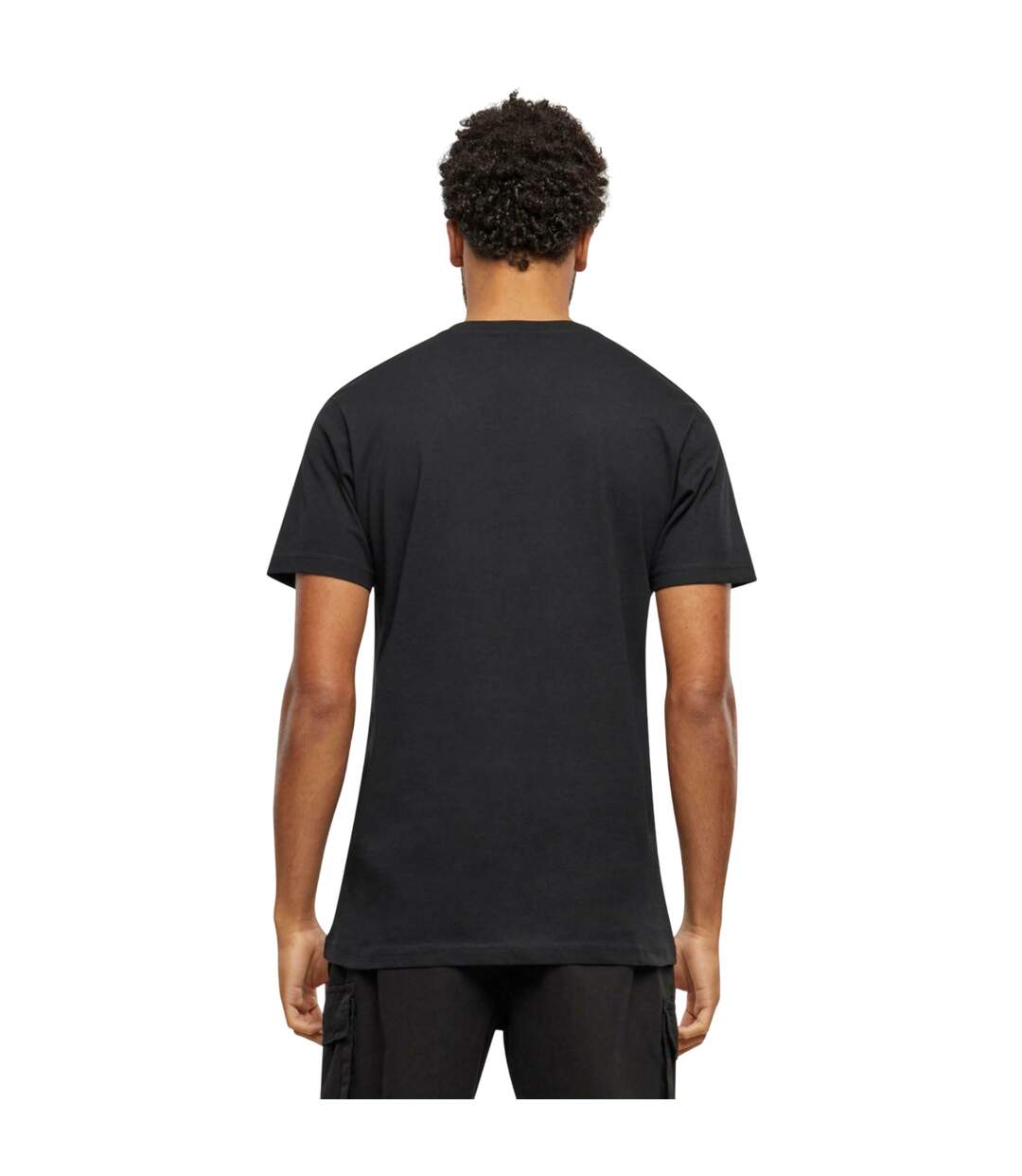 T-shirt Skelett Patch Homme Noir Mister Tee-4