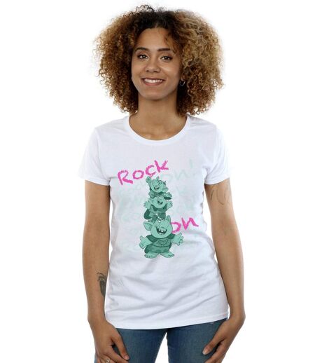 Disney T-shirt en coton Frozen Trolls Rock On pour femmes/femmes (Blanc) - UTBI21975