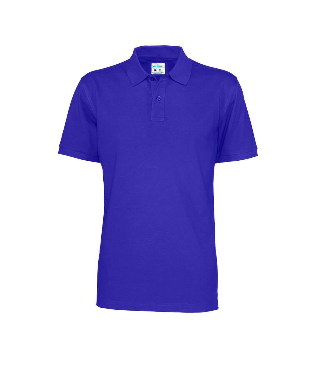 Mens Pique Polo Shirt Royal Blue Clique-1