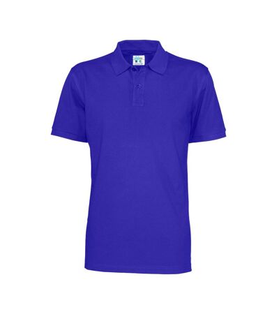 Mens Pique Polo Shirt Royal Blue Clique
