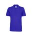 Mens Pique Polo Shirt Royal Blue Clique-1