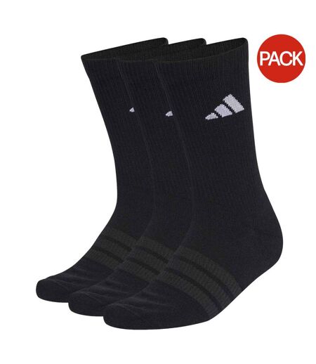 Lot De 3  Chaussettes Sport Adulte Noir Adidas
