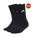 Lot De 3  Chaussettes Sport Adulte Noir Adidas-1