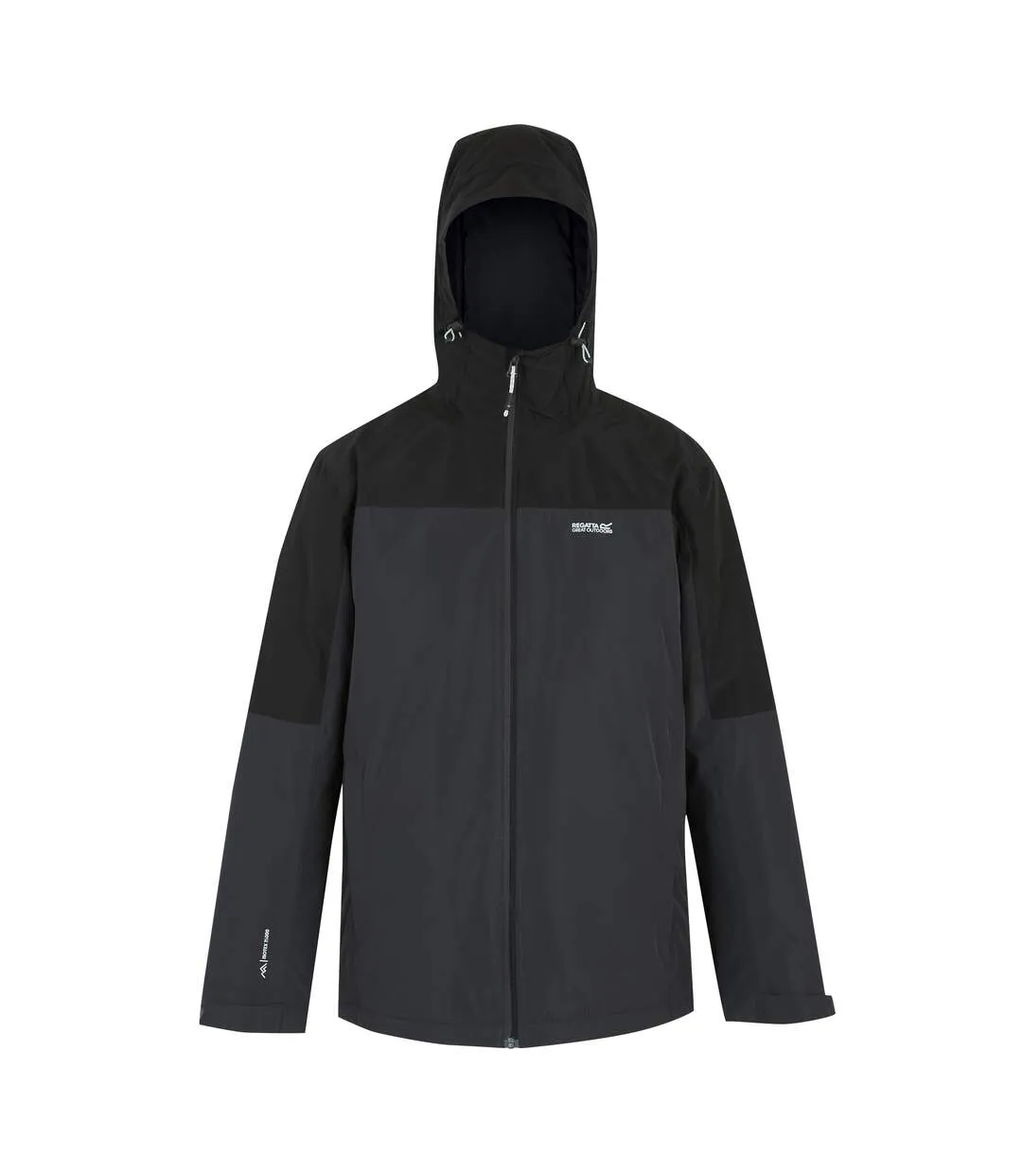 Veste Imperméable Thornridge Homme Gris Clair Noir Regatta-2