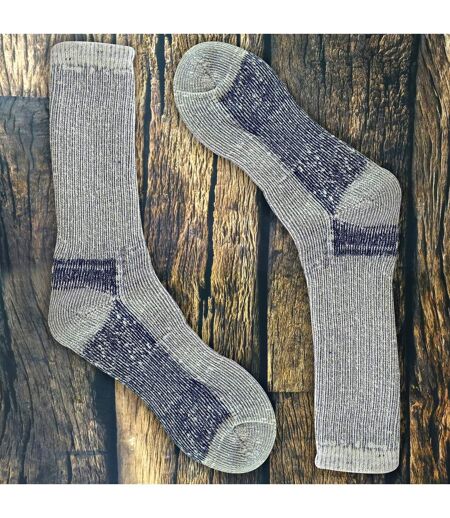 Sock Snob - 6 Paires Homme Chaussettes Laine Randonnée Anti-ampoule.