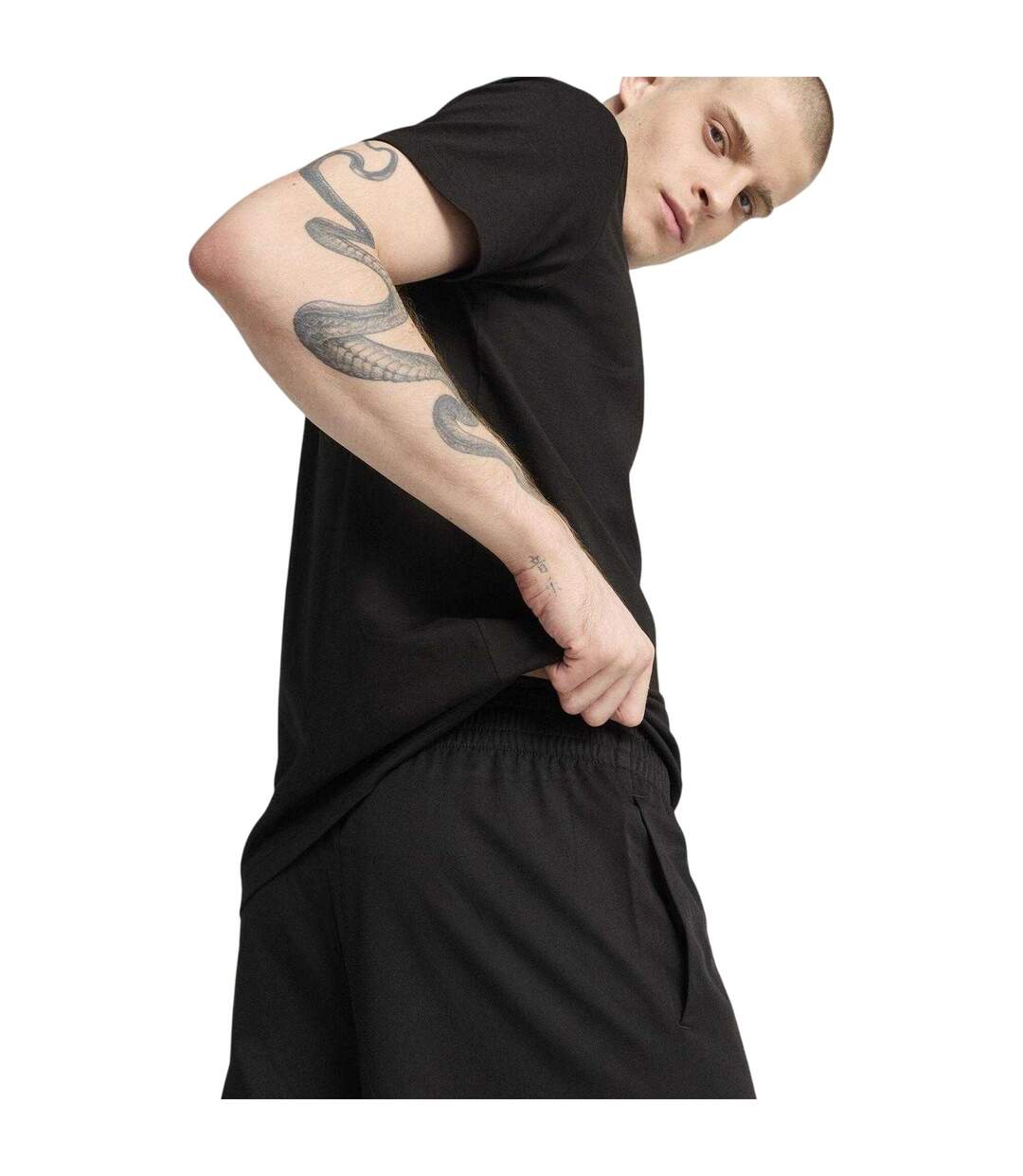 Mens Essential Woven Tracksuit Bottoms Black Puma-3