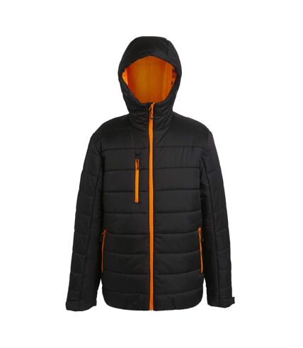 Doudoune matelassée navigate homme noir / orange vif Regatta