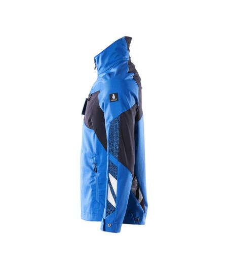 Mens Accelerate Stretch Jacket Azure Blue Dark Navy Mascot
