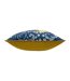 Paoletti - Housse de coussin HAREWOOD (Bleu marine / Jaune doré) (Taille unique) - UTRV2654