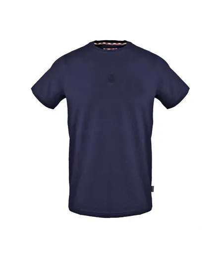 T-shirt Motif/style Logo Homme Bleu Marine Aquascutum