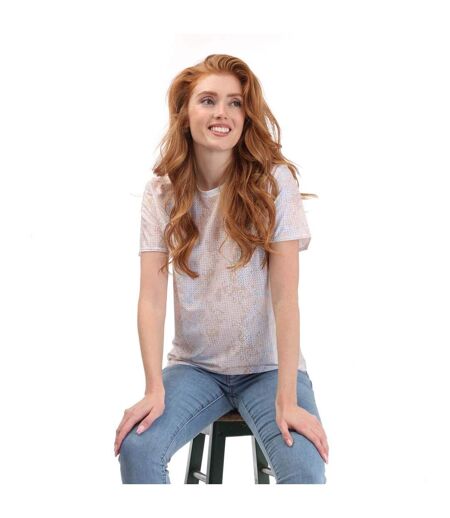 T-shirt fast femme blanc Adidas