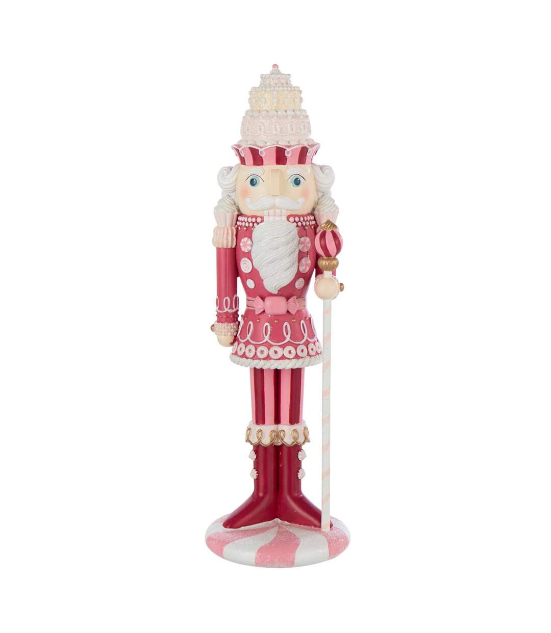 Casse-Noisette Déco Bonbon 38cm Rose-1