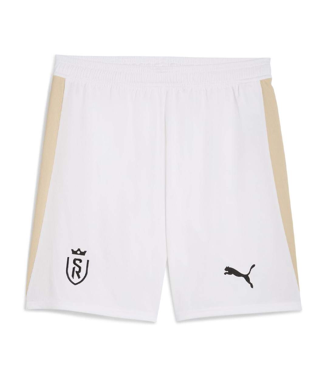 Stade reims short blanc/beige homme puma-1