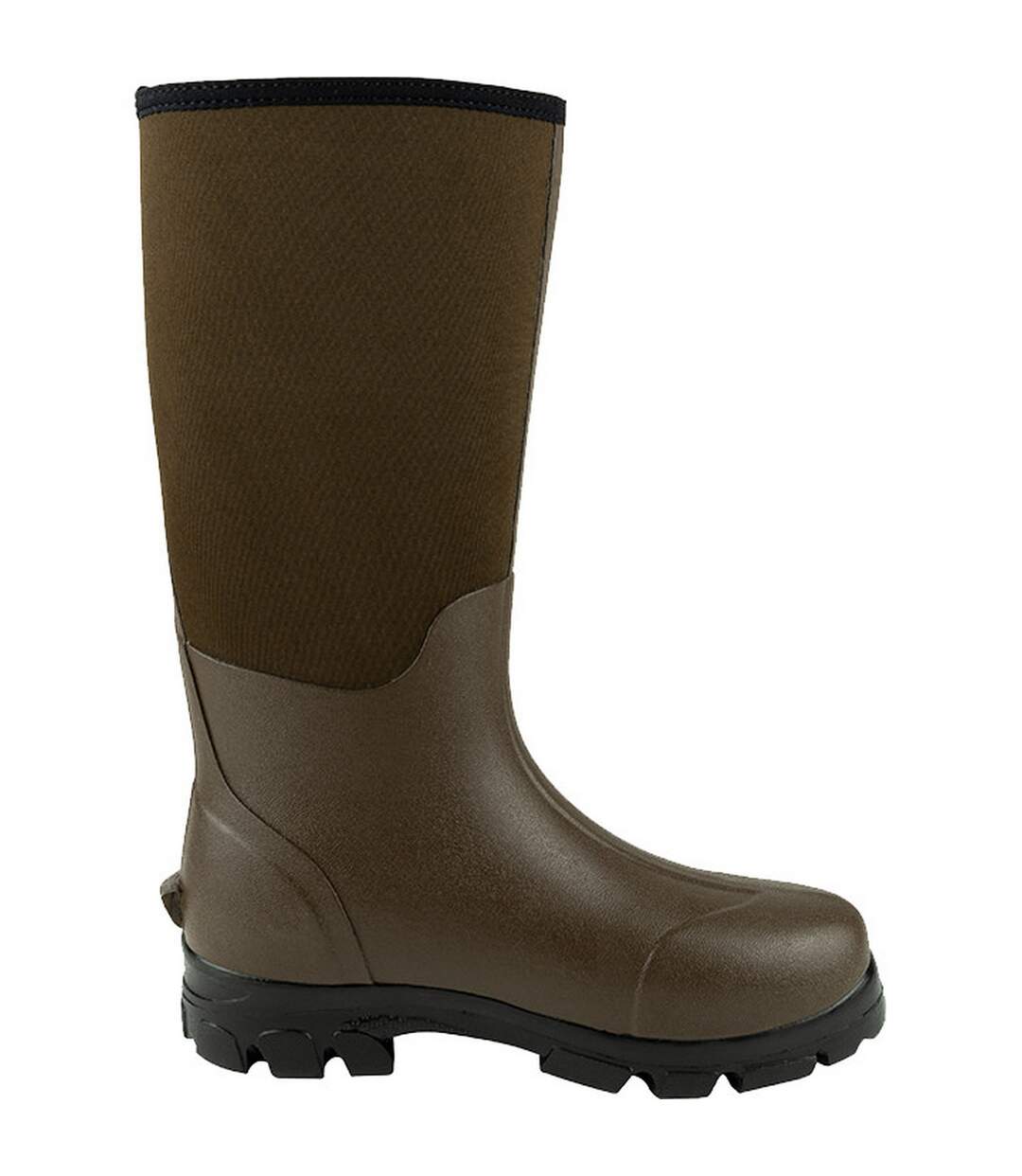 Mens Ashcombe Neoprene Wellington Boots Brown Jack Pyke-4