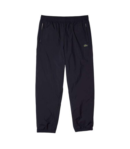 Mens Nylon Tracksuit Bottoms Blue Lacoste