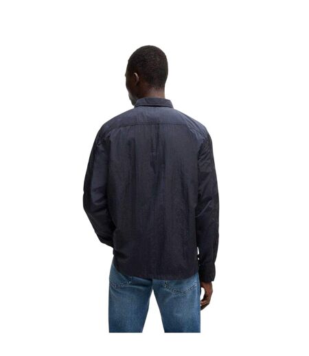 Mens Leejay 1 Plain Lightweight Casual Jacket Dark Blue Boss