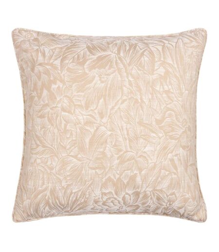 Nature grantley jacquard piped cushion cover 50cm x 50cm natural Wylder