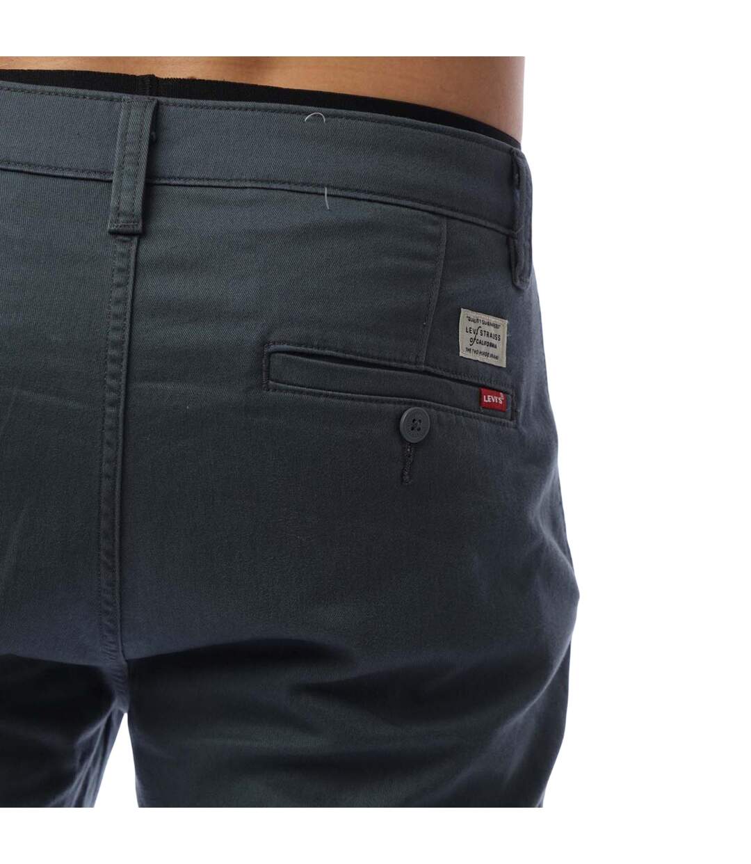 Chino Homme Gris Bleu Sombre Levis-3