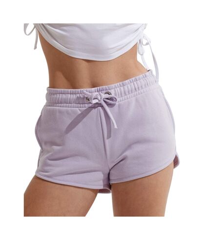 TriDri Womens/Ladies Recycled Retro Sweat Shorts (Lilac) - UTRW9213