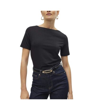 T-shirt Noir Femme Vero Moda Panda - L